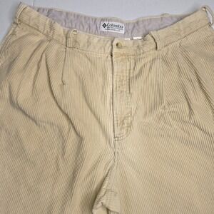 COLUMBIA Vintage Men's Tan Corduroy Chino Pants 36W‎ -1247